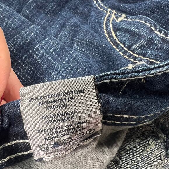 Silver Berkley Flap Low-Rise Straight Leg Jeans W29/L30 - Picture 7 of 10